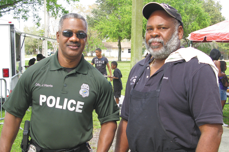 The Night Riders fed hundreds at the Black History event in 2012 at Childs Park