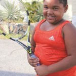 8-year-old tennis player