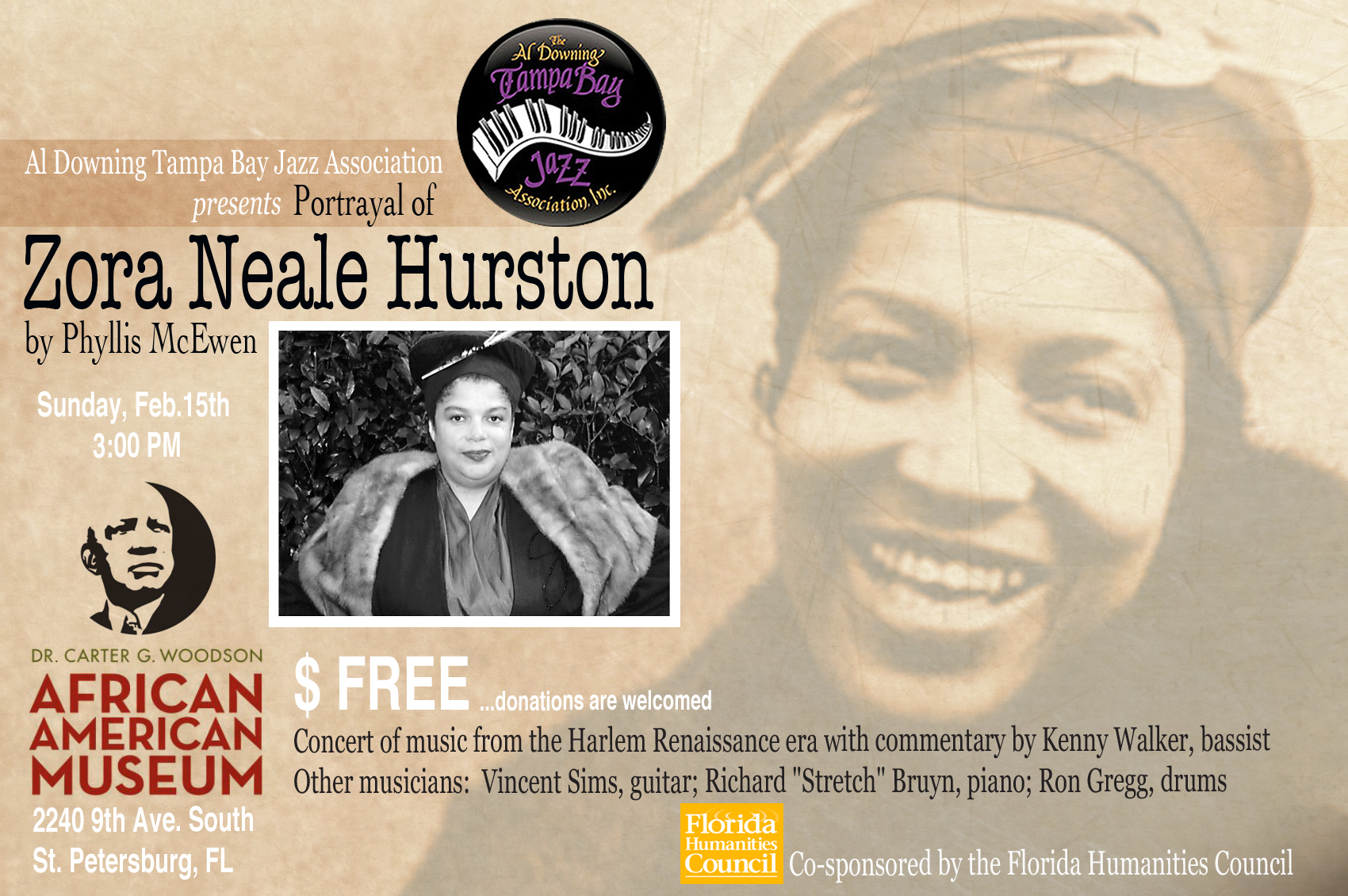 Flyer Black Hist. Month Zora Neal Hurston