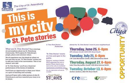This is My City St. Pete Stories Flyer