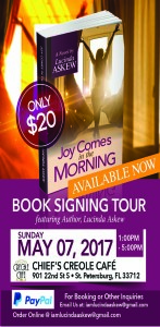 Joy Comes in the Morning, book signing, featured