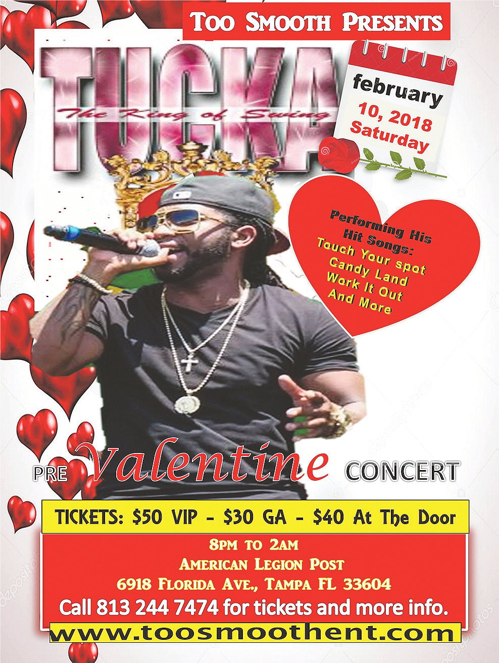 Tucka Flyer, featured, Valentines Day