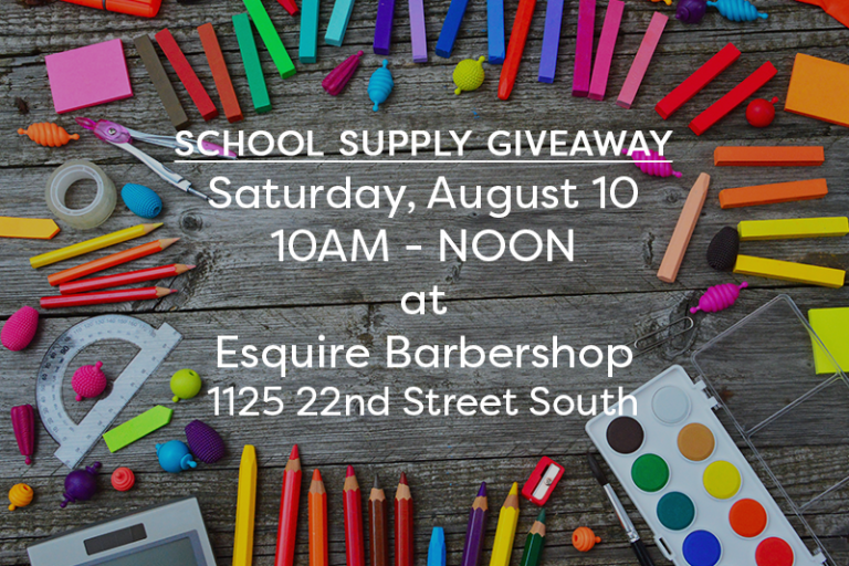 School supply giveaway