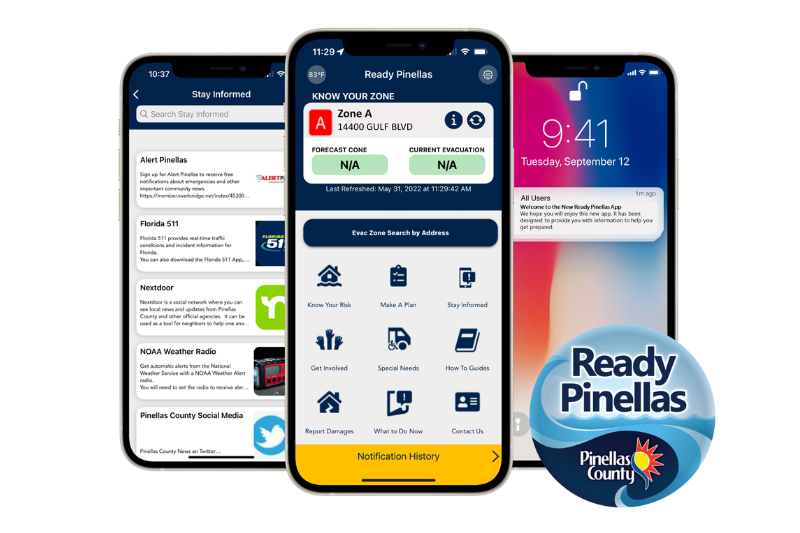 Ready Pinellas Emergency Planning Mobile App - Pinellas County