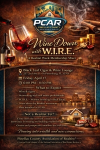 WINE DOWN WITH W.I.R.E Flyer