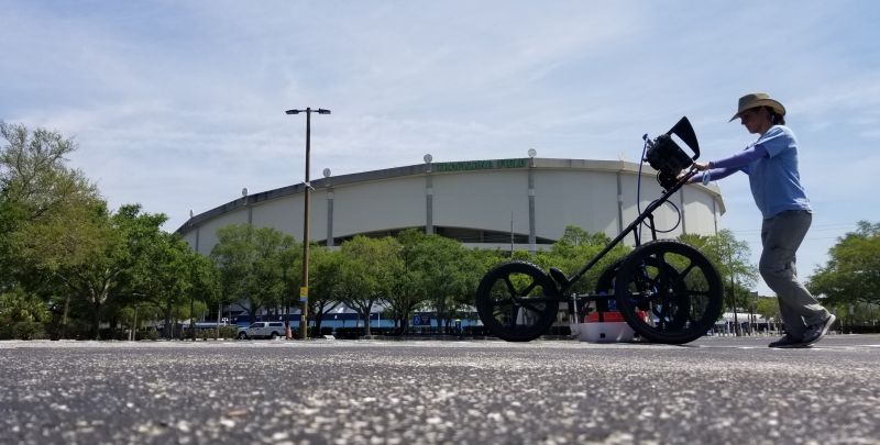 Cardno-ground-penetration-radar-at-Tropicana-Field-April-2021-scaled.jpg
