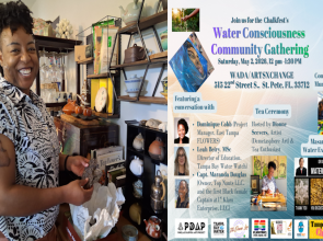Tea service practitioner, artist “Demetasphere” shares self-care experience during 4th Chalk Fest, May 2 on the Deuces
