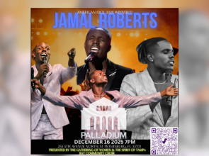 American Idol’s Jamal Roberts performs Dec 16 for GOW fundraiser with Spirit of Tampa Bay Community Choir