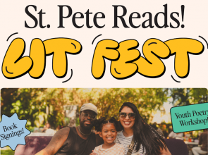 Cultured Books and St. Pete Reads! Lit Fest on Saturday, Nov 2 at The Woodson Museum